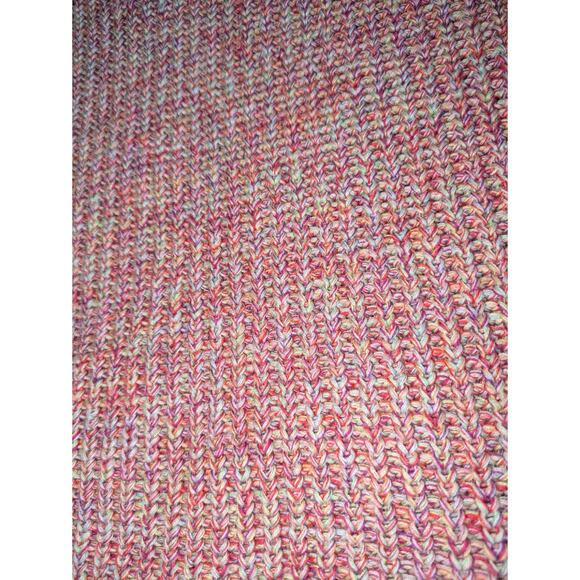 John + Jenn Knit Sweater Tank XS Cotton Ribbed Sleeveless Colorful Marled Pink - Picture 5 of 8